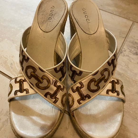 Authentic Gucci Wedges - Picture 1 of 2